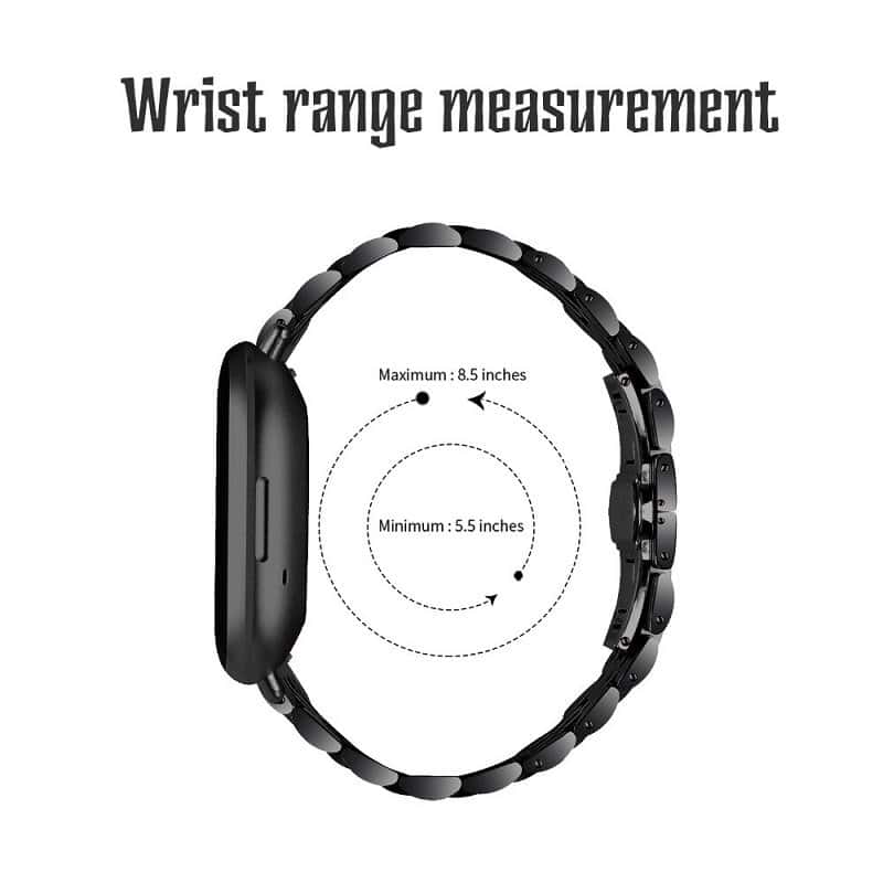 For Fitbit Versa 4 Versa 3 Sense 1 Sense 2 Smart Watch Replacement Stainless Steel Metal Replacement Strap Loop Bracelet For Women Men For Fitbit Versa 4 Versa 3 Sense 1 Sense 2 Smart Watch Replacement Stainless Steel Metal Replacement Strap Loop Bracelet For Women Men